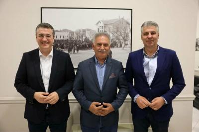Ο πρόεδρος της ΑΝ.ΗΜΑ. Θεόφιλος Τεληγιαννίδης στην Αλεξανδρούπολη για την επέκταση της σιδηροδρομικής γραμμής